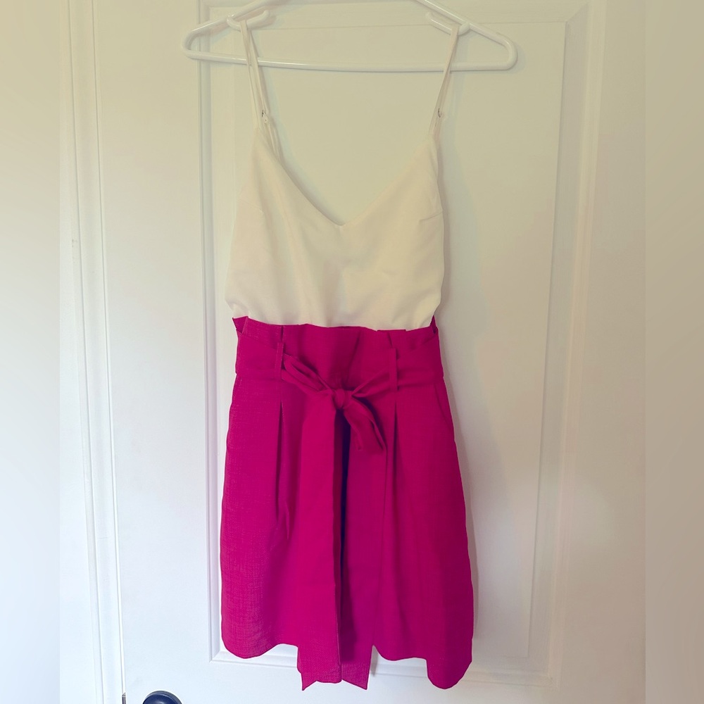 Saved By The Dress Paper Bag Waist Romper